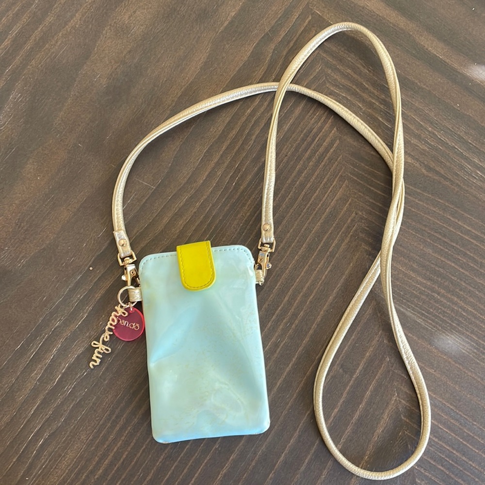 Small phone and card purse. Crossbody style